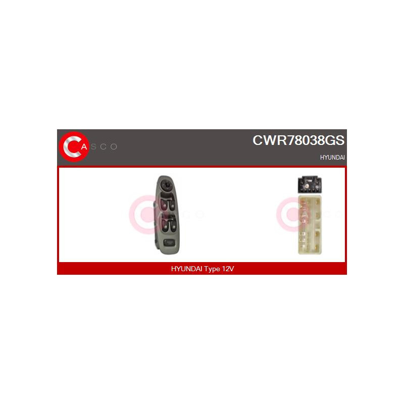 Interrupteur de vitres électriques CASCO