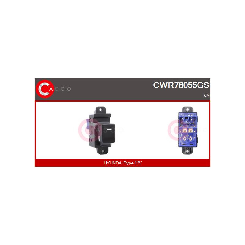 Interrupteur de vitres électriques CASCO