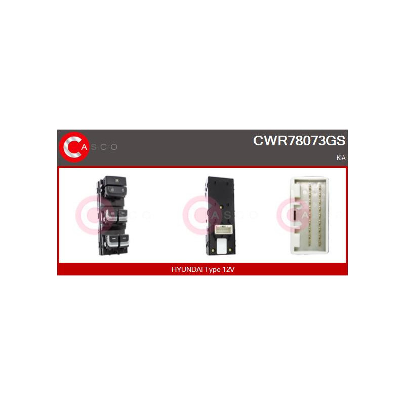 Interrupteur de vitres électriques CASCO