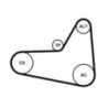 Kit de courroies d'accessoire CONTINENTAL CTAM