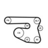 Pompe à eau+Jeu de courroie trapézoïdale à nervures CONTINENTAL CTAM