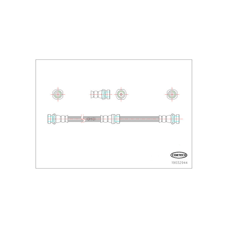 Flexible de frein CORTECO