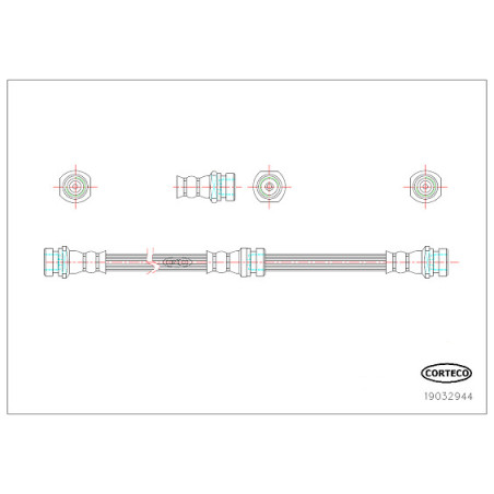 Flexible de frein CORTECO