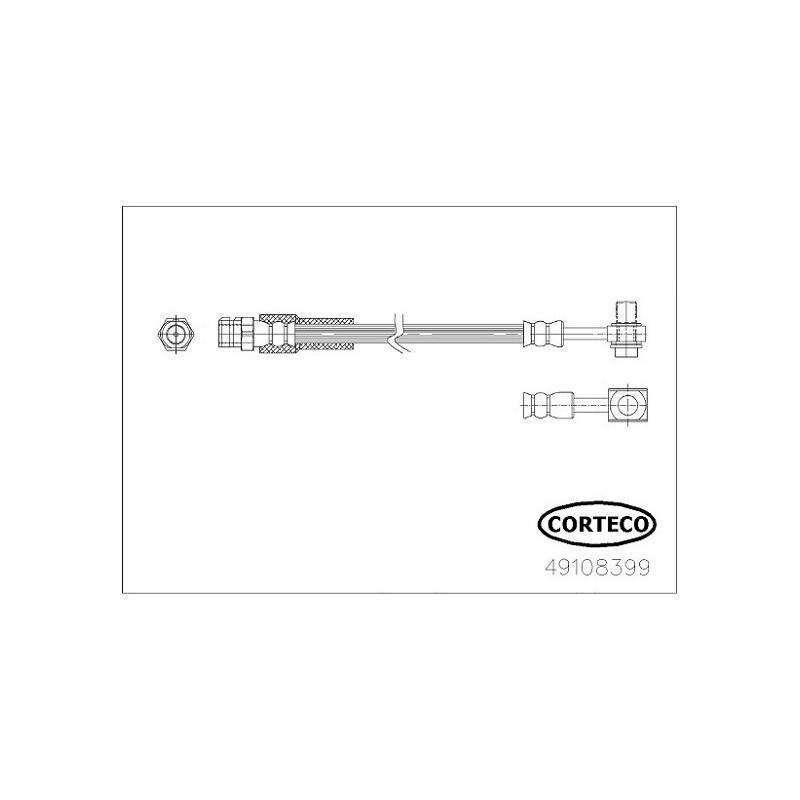Flexible de frein CORTECO