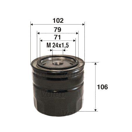 Filtre à huile VALEO