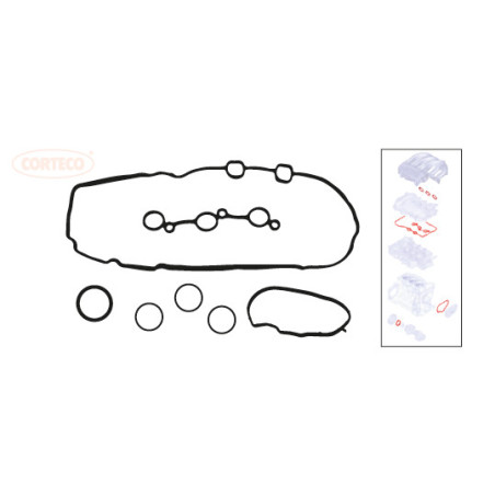 Jeu de joints d'étanchéité (carter de distribution) CORTECO