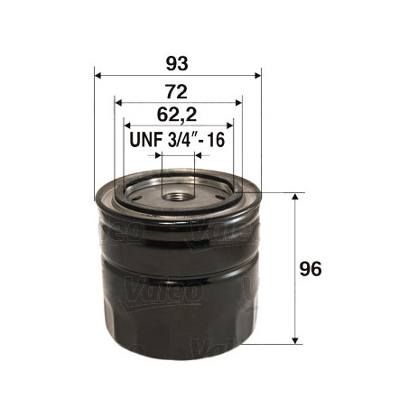 Filtre à huile VALEO