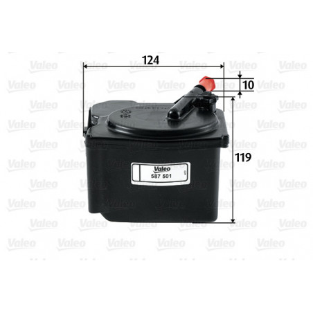 Filtre à carburant VALEO