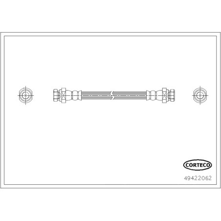 Flexible de frein CORTECO