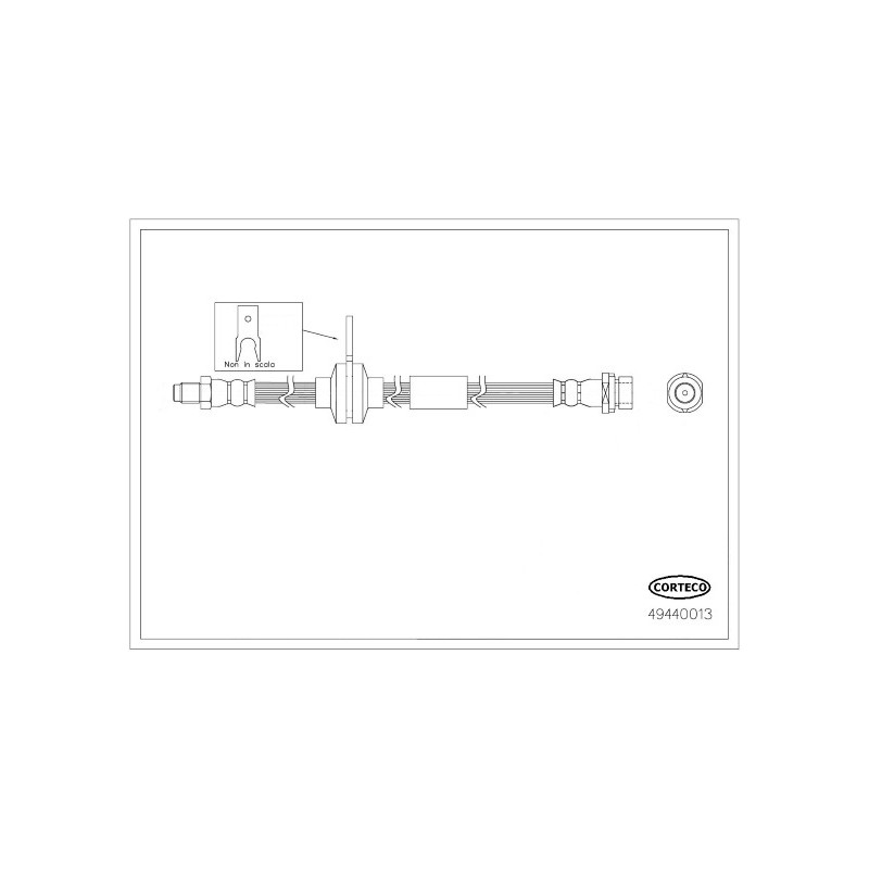 Flexible de frein CORTECO