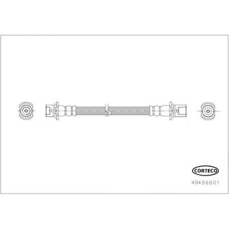 Flexible de frein CORTECO
