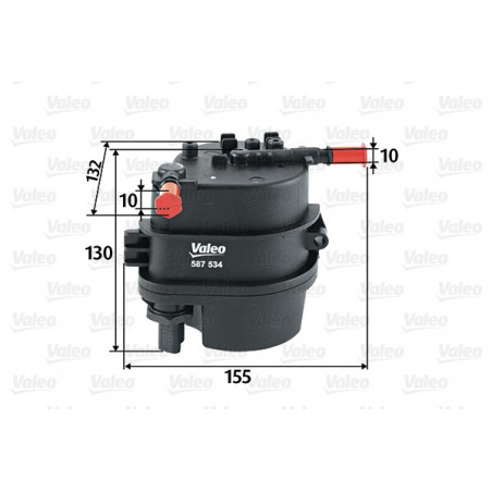 Filtre à carburant VALEO