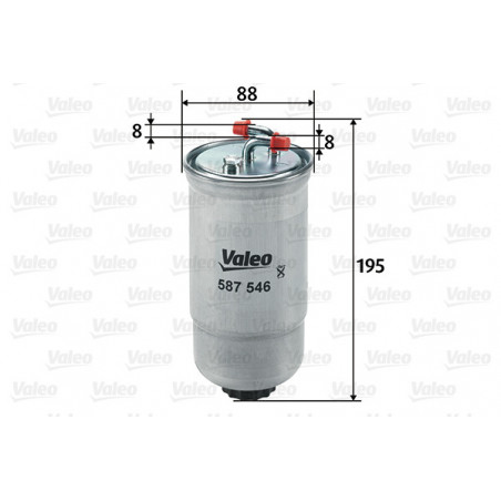 Filtre à carburant VALEO