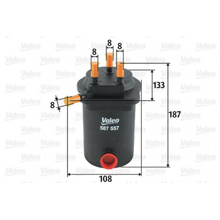 Filtre à carburant VALEO