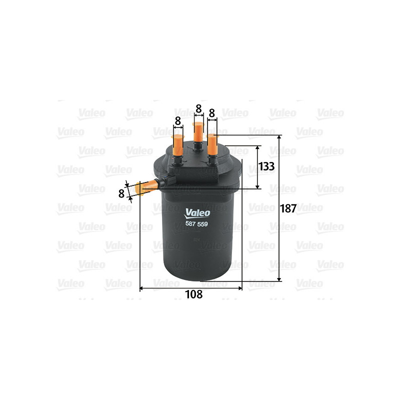 Filtre à carburant VALEO