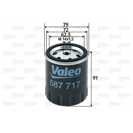 Filtre à carburant VALEO