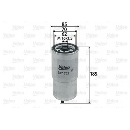 Filtre à carburant VALEO