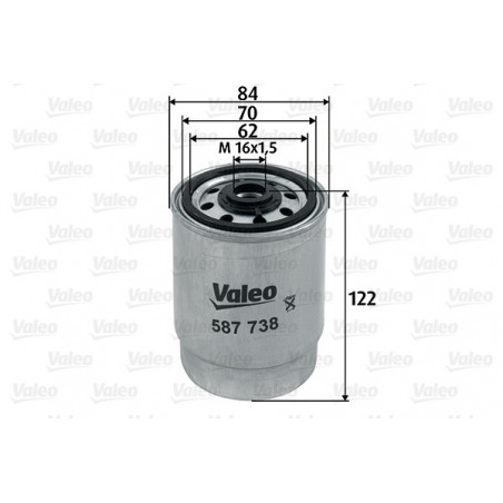 Filtre à carburant VALEO