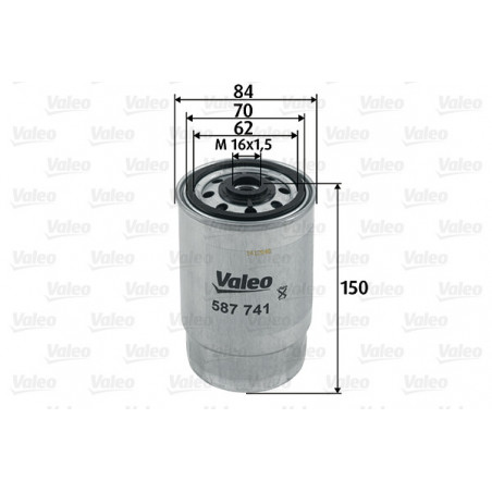Filtre à carburant VALEO
