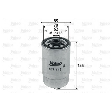 Filtre à carburant VALEO