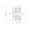 Poulie roue libre (alternateur) VALEO