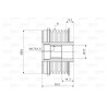 Poulie roue libre (alternateur) VALEO