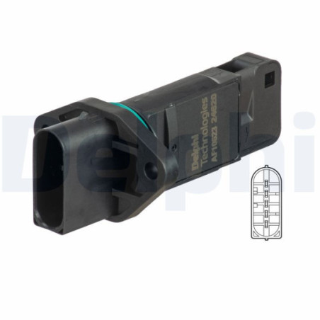 Débitmètre de masse d'air DELPHI