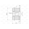 Poulie roue libre (alternateur) VALEO