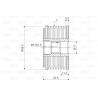 Poulie roue libre (alternateur) VALEO
