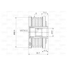 Poulie roue libre (alternateur) VALEO