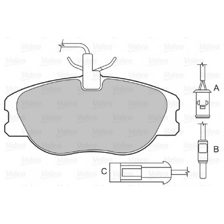Jeu de quatre plaquettes de...