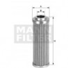 Filtre circuit hydraulique MANN-FILTER