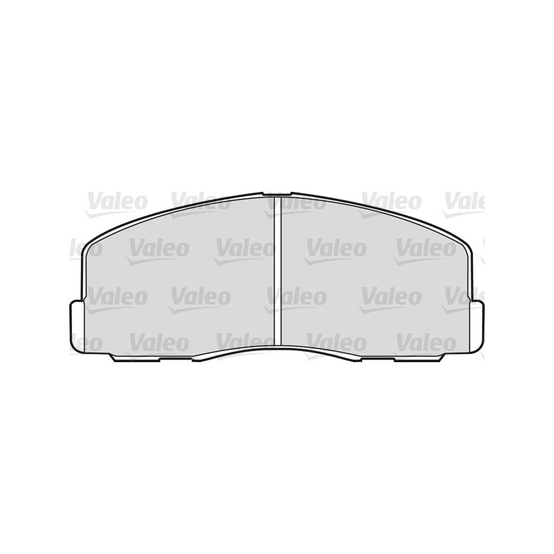 Jeu de quatre plaquettes de frein à disque VALEO
