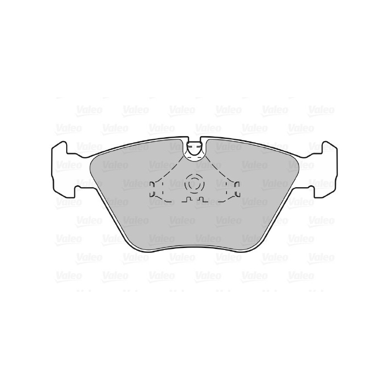 Jeu de quatre plaquettes de frein à disque VALEO