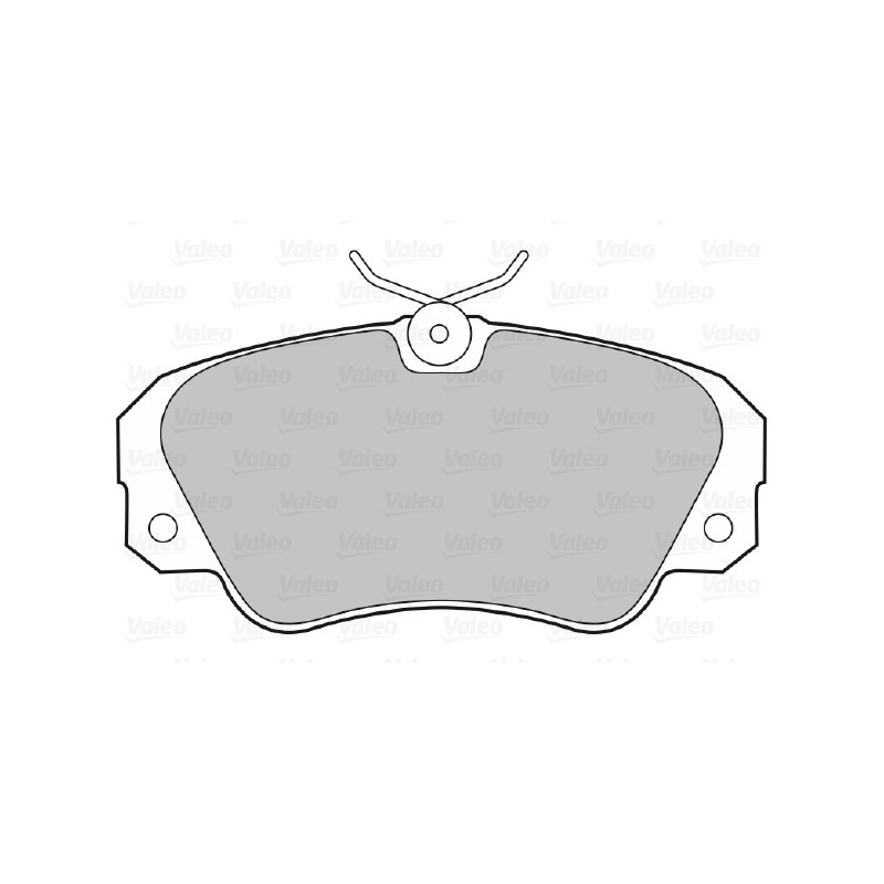 Jeu de quatre plaquettes de frein à disque VALEO