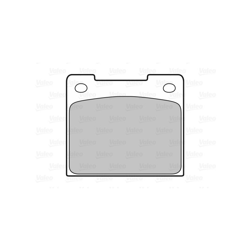 Jeu de quatre plaquettes de frein à disque VALEO