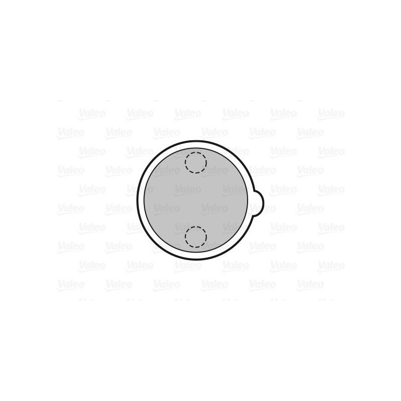 Jeu de plaquettes de frein (disque de frein de stationnement) VALEO