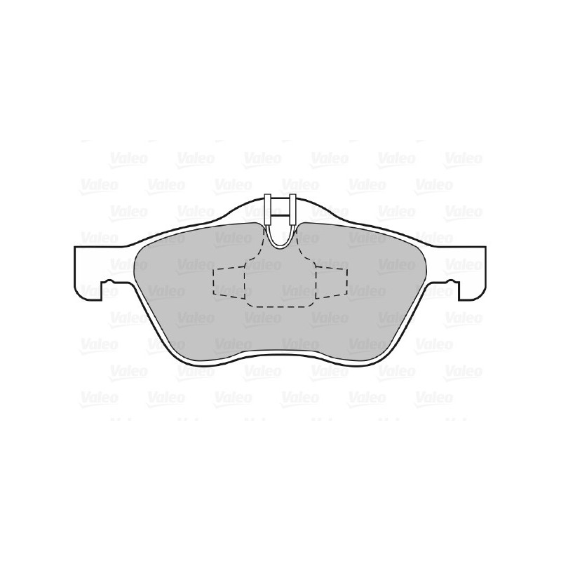Jeu de quatre plaquettes de frein à disque VALEO