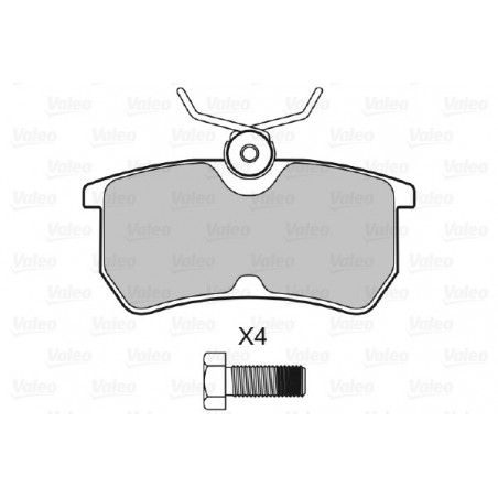 Jeu de quatre plaquettes de...