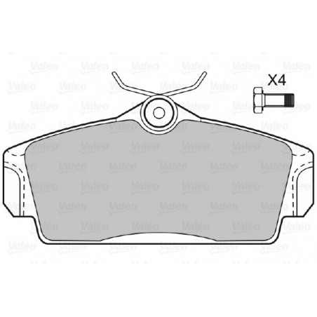 Jeu de quatre plaquettes de...