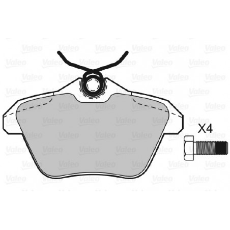 Jeu de quatre plaquettes de...