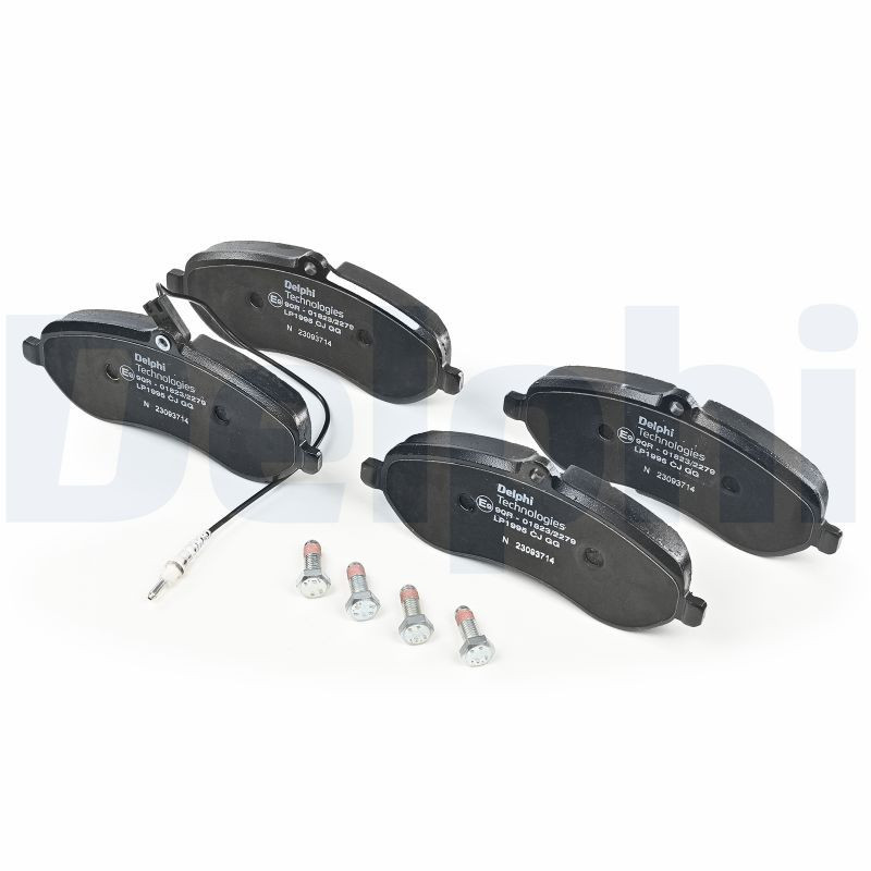 Jeu de quatre plaquettes de frein à disque DELPHI