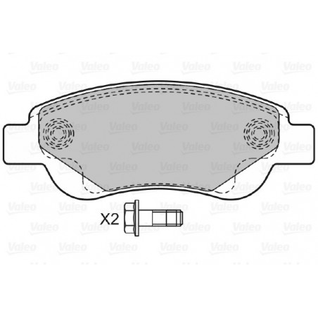 Jeu de quatre plaquettes de...