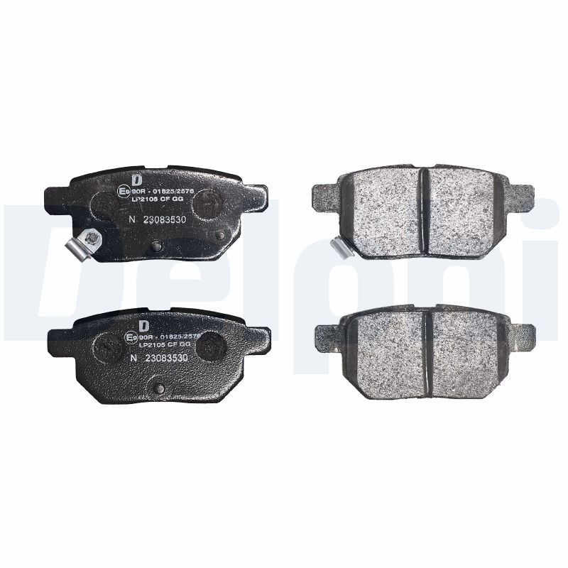 Jeu de quatre plaquettes de frein à disque DELPHI