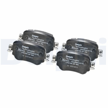 Jeu de quatre plaquettes de frein à disque DELPHI