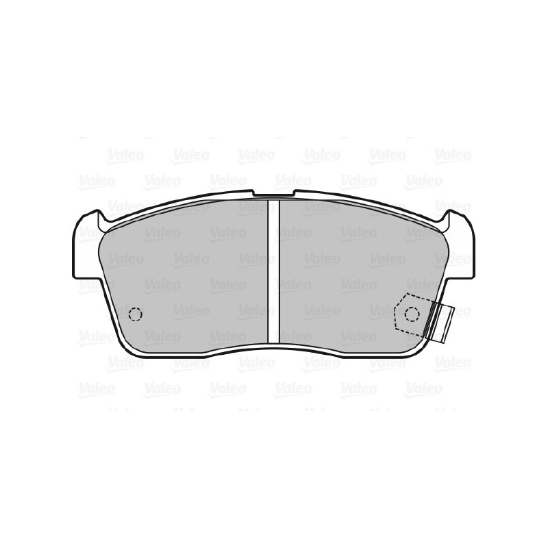 Jeu de quatre plaquettes de frein à disque VALEO
