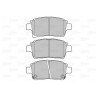 Jeu de quatre plaquettes de frein à disque VALEO