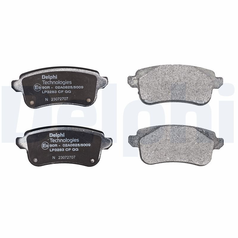 Jeu de quatre plaquettes de frein à disque DELPHI