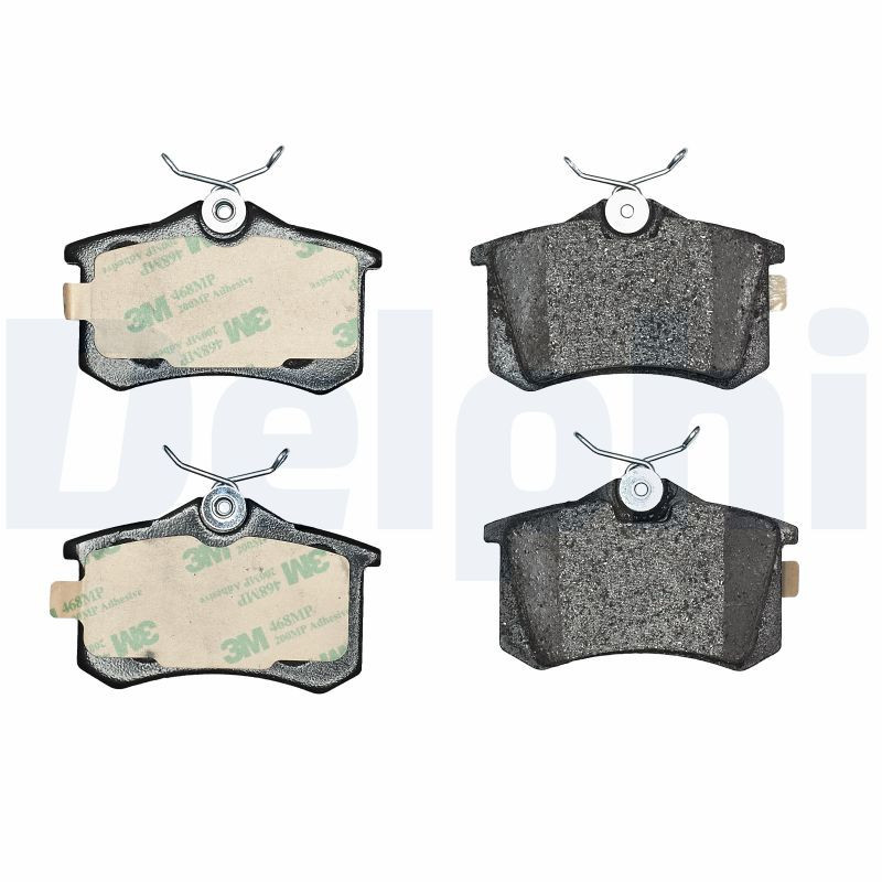 Jeu de quatre plaquettes de frein à disque DELPHI