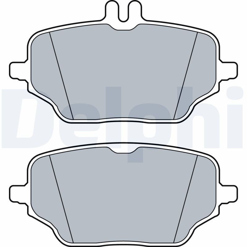 Jeu de quatre plaquettes de frein à disque DELPHI